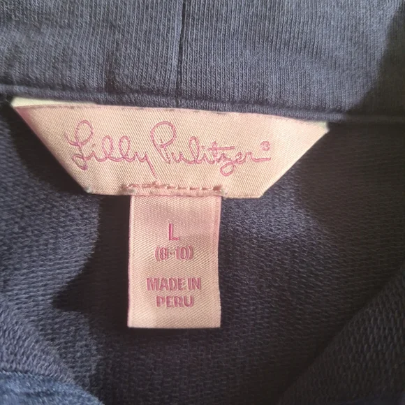 Kids Lilly Pulitzer Navy and White Kids Top - Picture 2 of 4